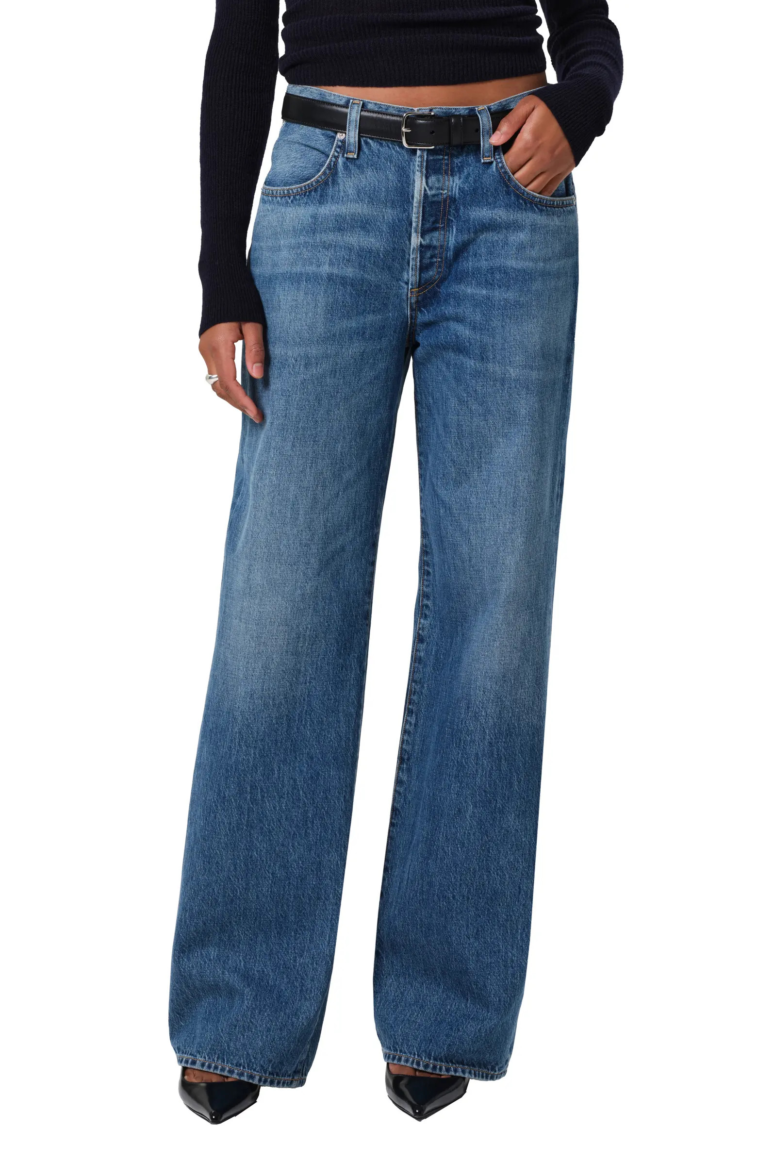 Annina High Waist Wide Leg Jeans | Nordstrom