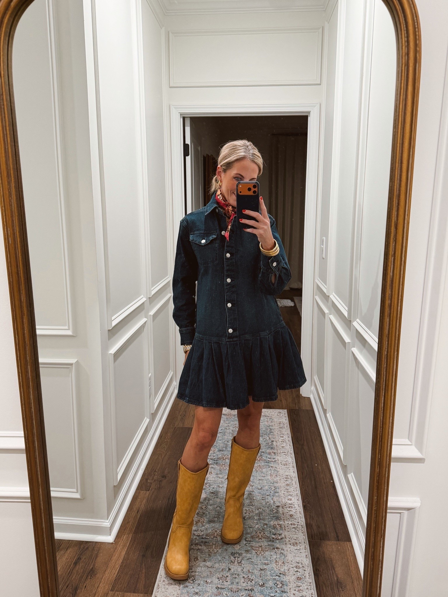 Free people or Walmart this contemporary take on the preppy trend is destined to be your new favorite spring wardrobe, edition, effortlessly chic and versatile at $32. This shirt dress is cracked in soft cotton plain denim with a hint of stretch for all day comfort wearing a size extra small.

Walmart style, Walmart, denim, denim dress, spring, new arrivals, look for less, affordable fashion  

#LTKootd #LTKmomlife #LTKOver40