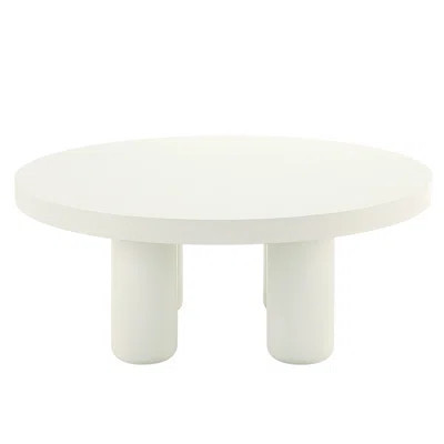 Modern White Coffee Furniture - Creating A Stylish Ambience Table Complementing Any Room Decor | Wayfair North America