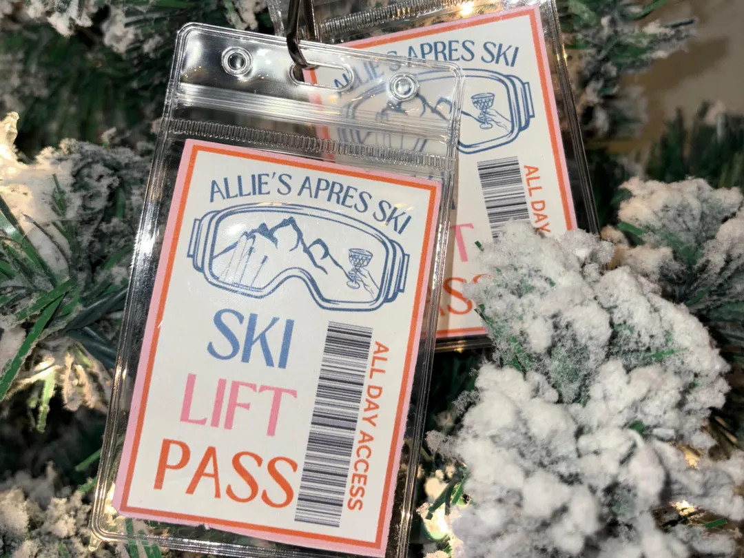 Après Ski Party Pass Template: Editable Winter Lodge Favor (digital Download) - Etsy | Etsy (US)