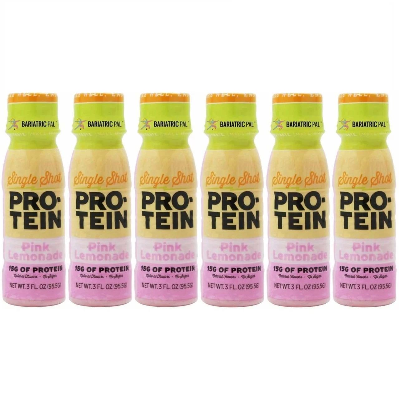 BariatricPal 15g Whey Protein & Collagen Shots - Pink Lemonade Servings: 6-Pack | Walmart (US)