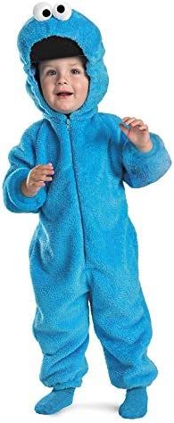 Disguise Cookie Monster Deluxe Two-Sided Plush Jumpsuit Costume - Small (2T) | Amazon (US)