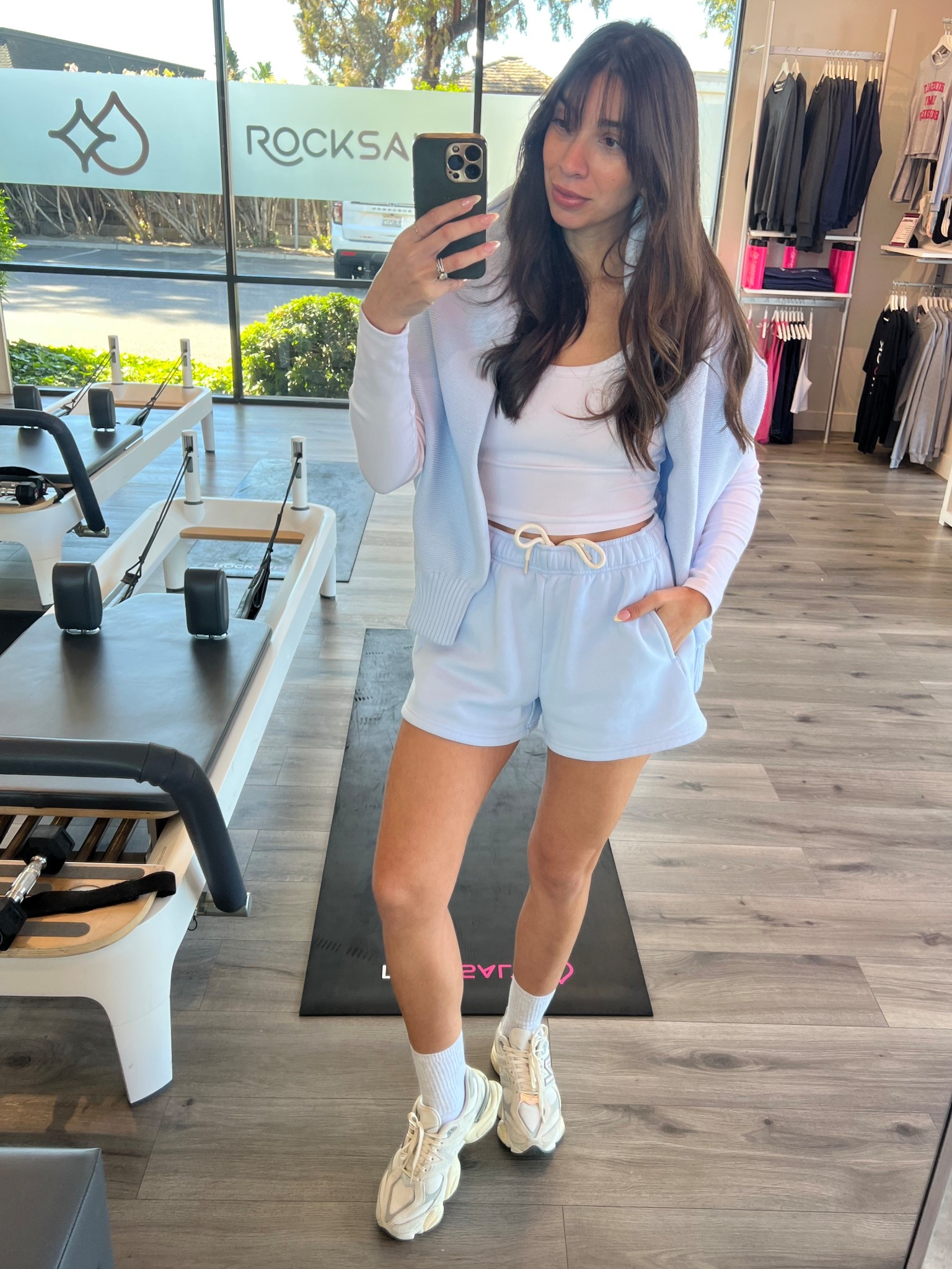 Top/small 
Shorts/small 

Literally so soft and comfy and my favorite to run errands and look put together 

#LTKStyleTip #LTKSeasonal #LTKFindsUnder50