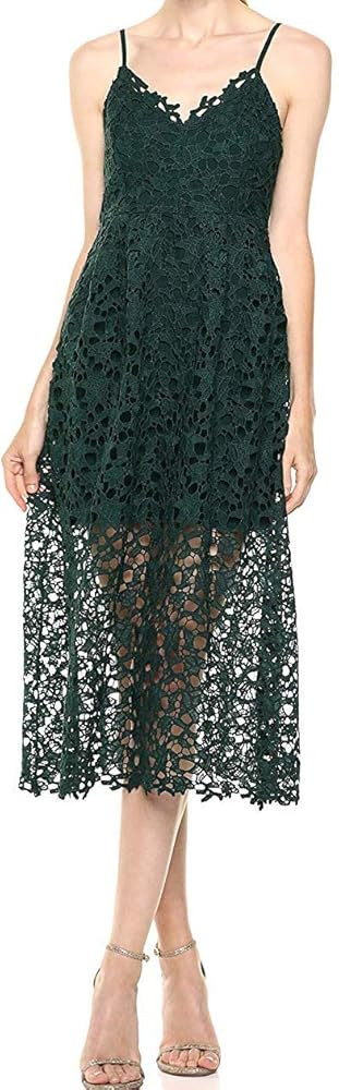 ASTR the label Women's Sleeveless Lace Fit & Flare Midi Dress | Amazon (US)