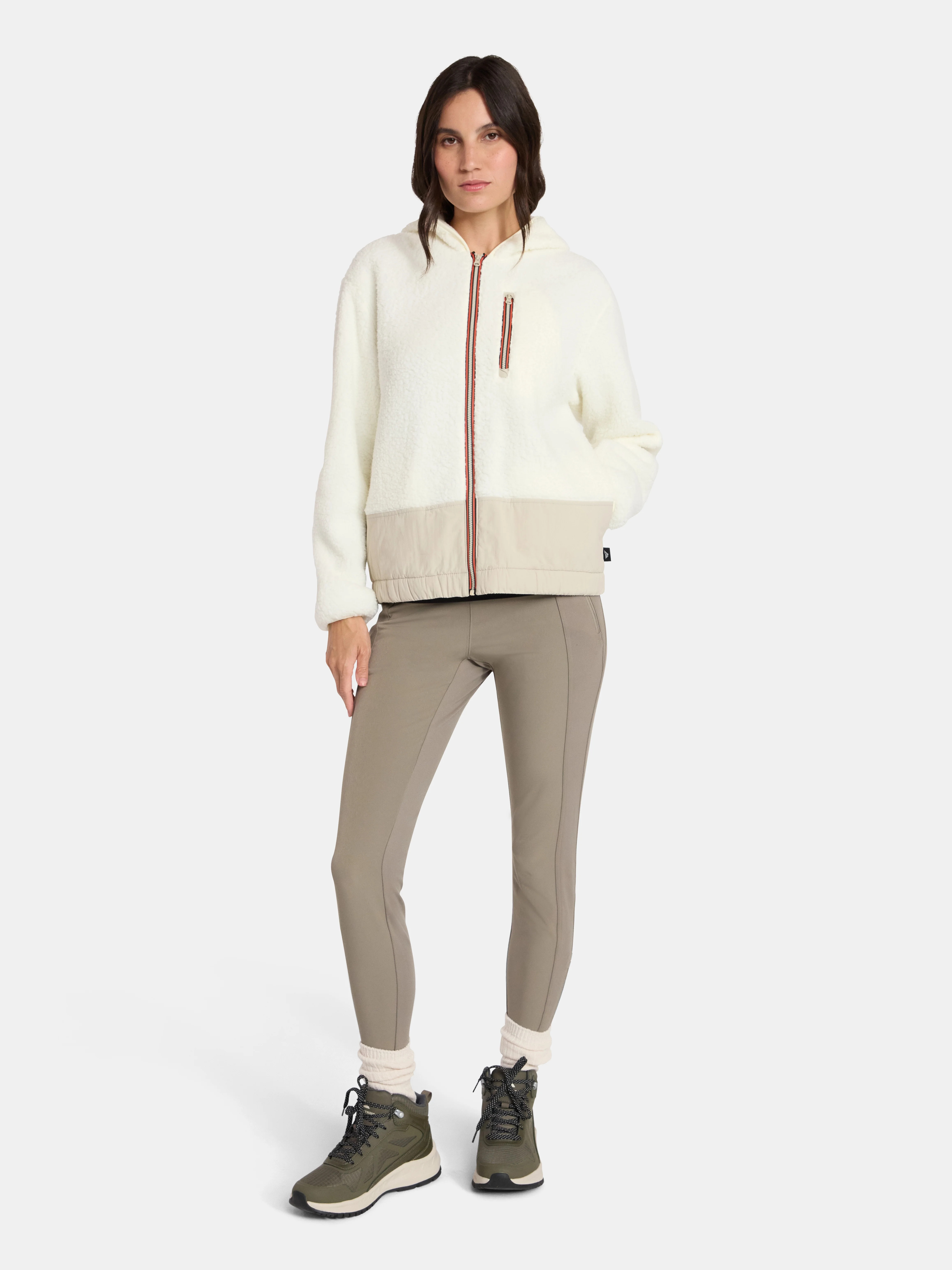 Ozark Trail Women's and Women's Plus Hooded Fleece Jacket, Sizes XS-2X - Walmart.com | Walmart (US)