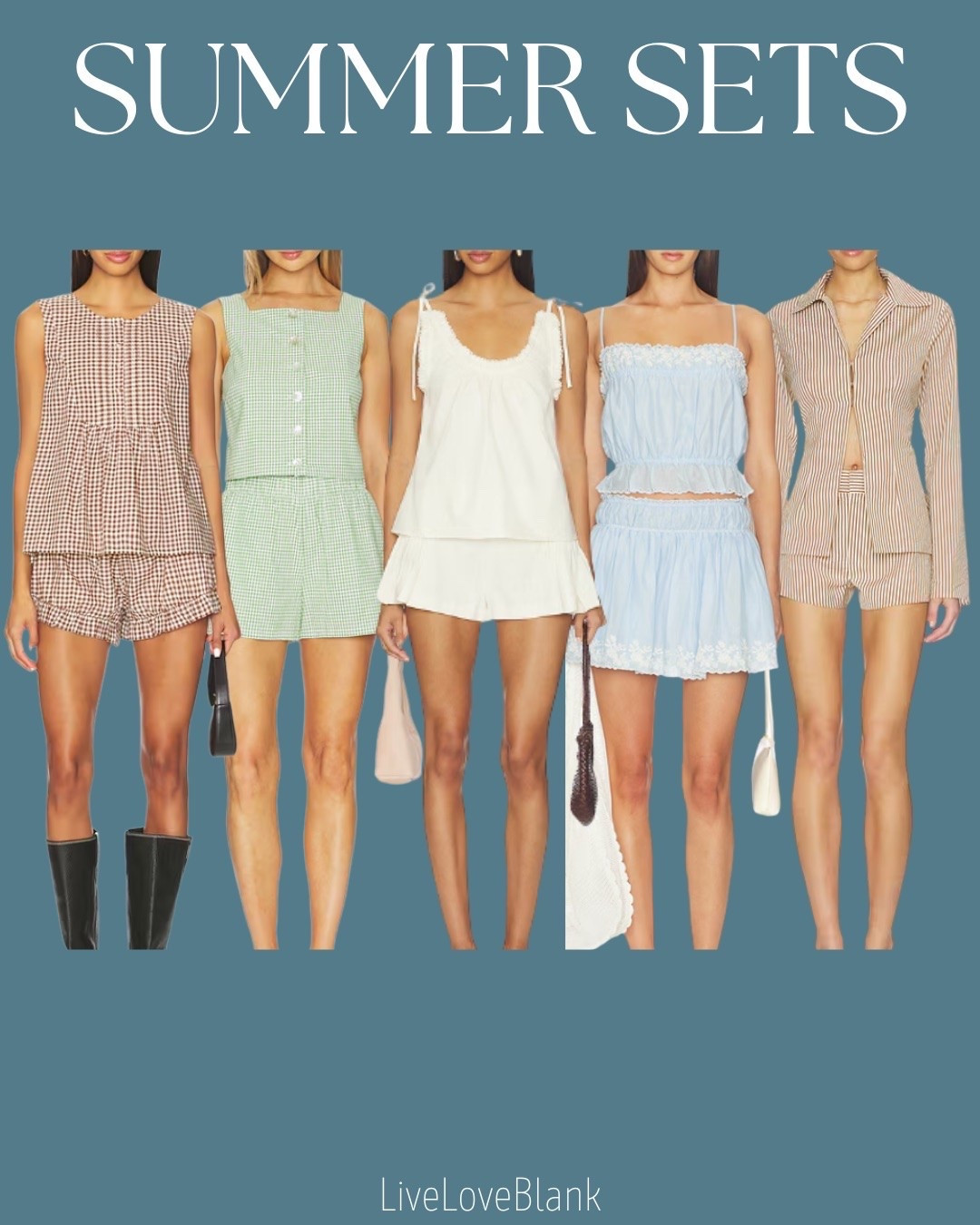 Summer sets
Vacation outfits 
Outfits for her
@Revolve

#LTKOver40 #LTKU #LTKTravel

#LTKmomlife #LTKootd #LTKgrwm