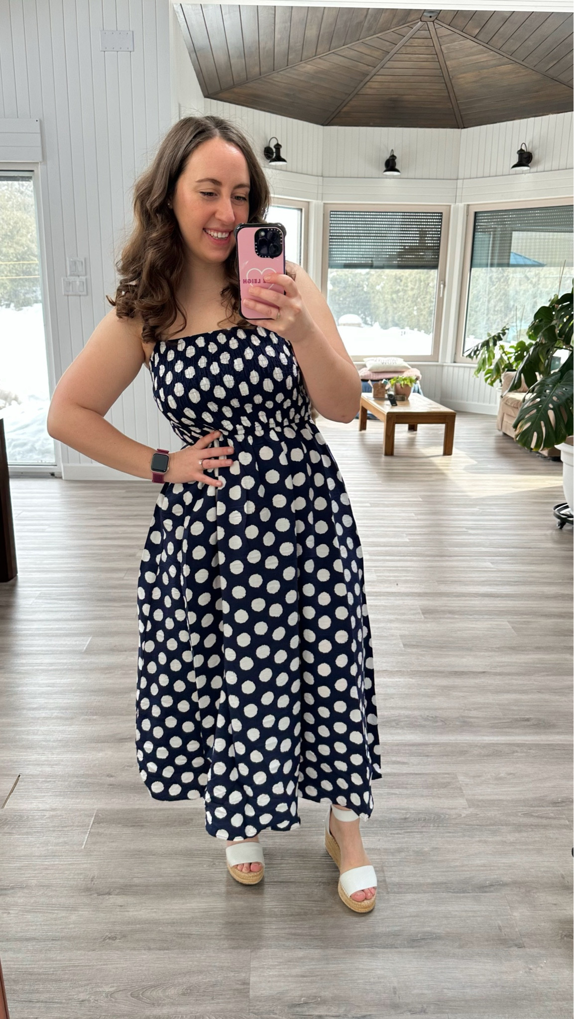 A perfect cute polka dress for a casual Sunday ☀️I got this from Amazon and I absolutely love it! 

#LTKootd #LTKspring #LTKspringtrends