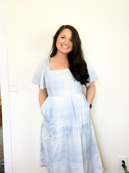 Midi dress. Spring outfits. Maternity. Bump friendly. Baby shower. Vacation outfits. Resort wear. Easter dress 

#LTKFind #LTKunder50 #LTKstyletip