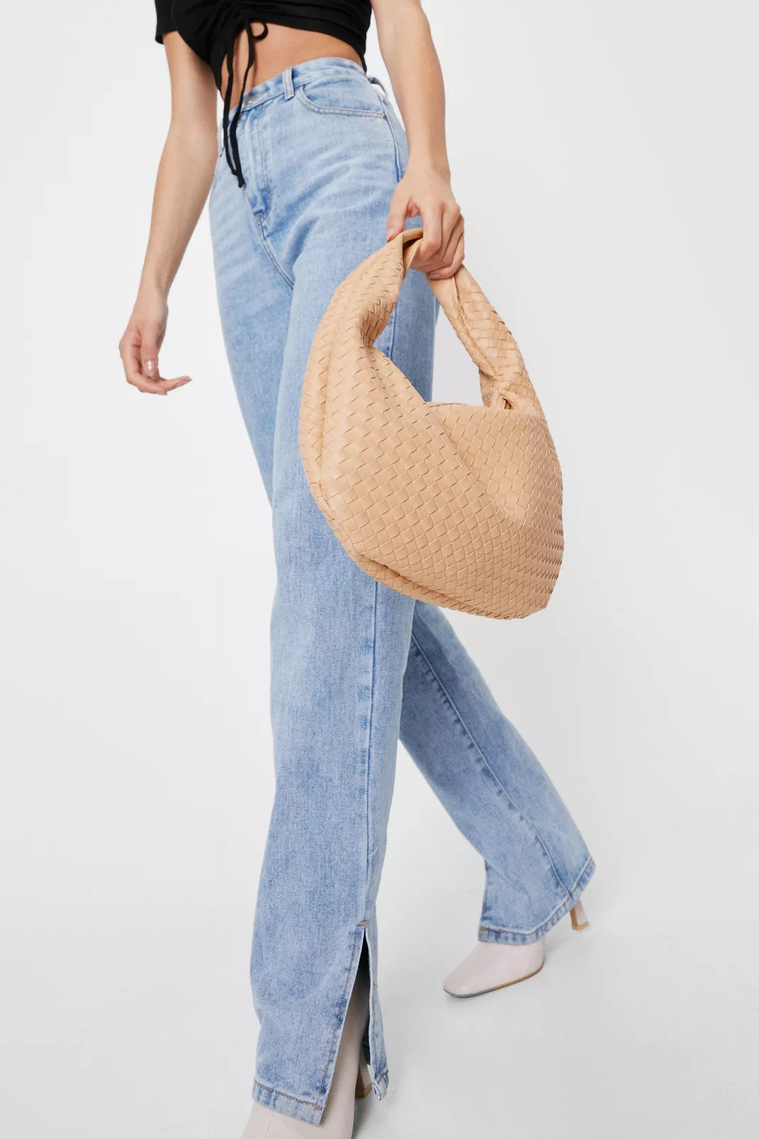 Woven Slouchy Shoulder Bag | NastyGal (UK, IE)