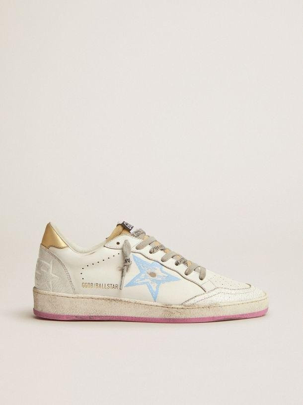 Ball Star Sneakers With Gold Laminated Leather Heel Tab And Foam Rubber Tongue | THE YES