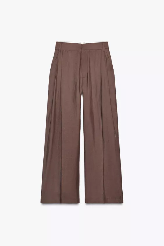 DOUBLE PLEAT TROUSERS WITH FLAPS | Zara US