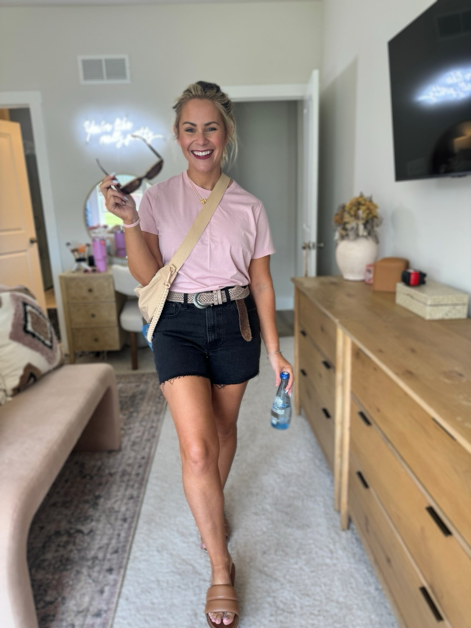 Wednesday OOTD

Black denim shorts (size 28) and tee from Abercrombie (Medium) I paired them with sling bag from Anthropologie and slides from Amazon 🤍#LTKfindsunder100 #LTKstyletip

#LTKSeasonal