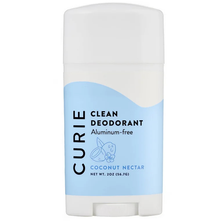 Curie Natural Deodorant Stick, Coconut Nectar, Aluminum-Free, for Men and Women, 2 oz | Walmart (US)