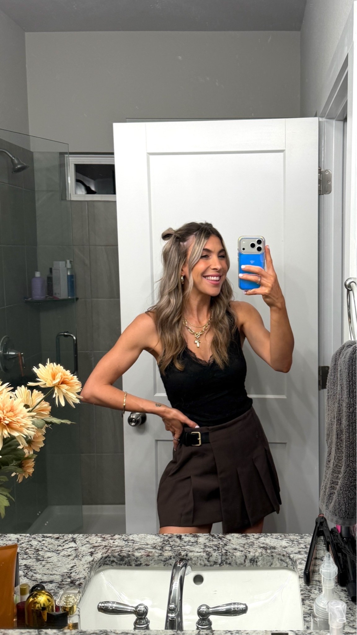 wearing a size small in my amazon lace top, an xs in the abercrombie skort!

#LTKdayinmylife #LTKgrwm #LTKootd