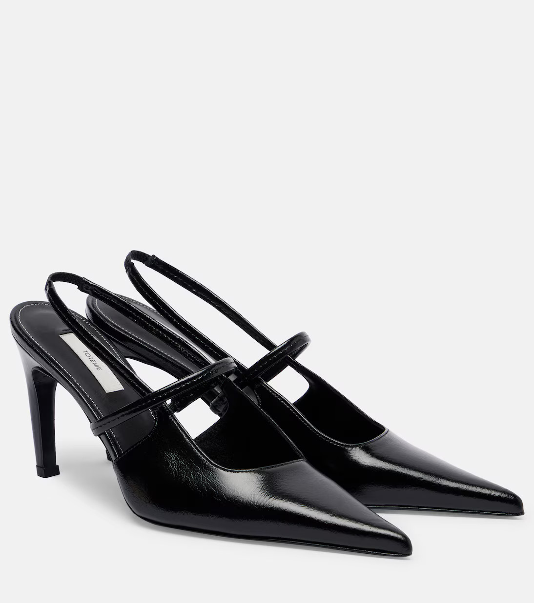 Leather slingback pumps | Mytheresa (UK)