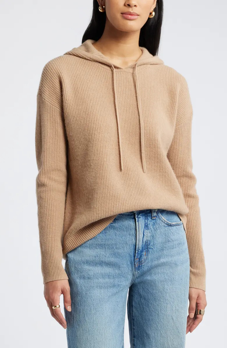 Wool & Cashmere Knit Hoodie | Nordstrom