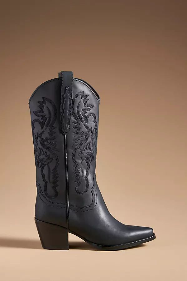 Jeffrey Campbell Dagget Western Boots By Jeffrey Campbell in Black Size 8.5 | Anthropologie (US)