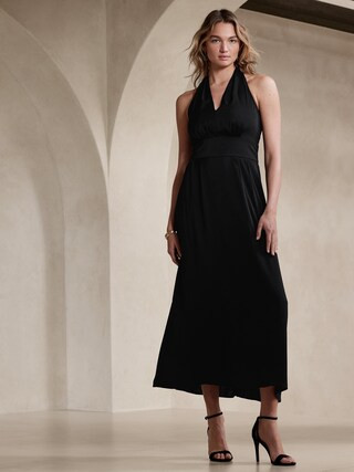 Halter Maxi Dress | Banana Republic Factory