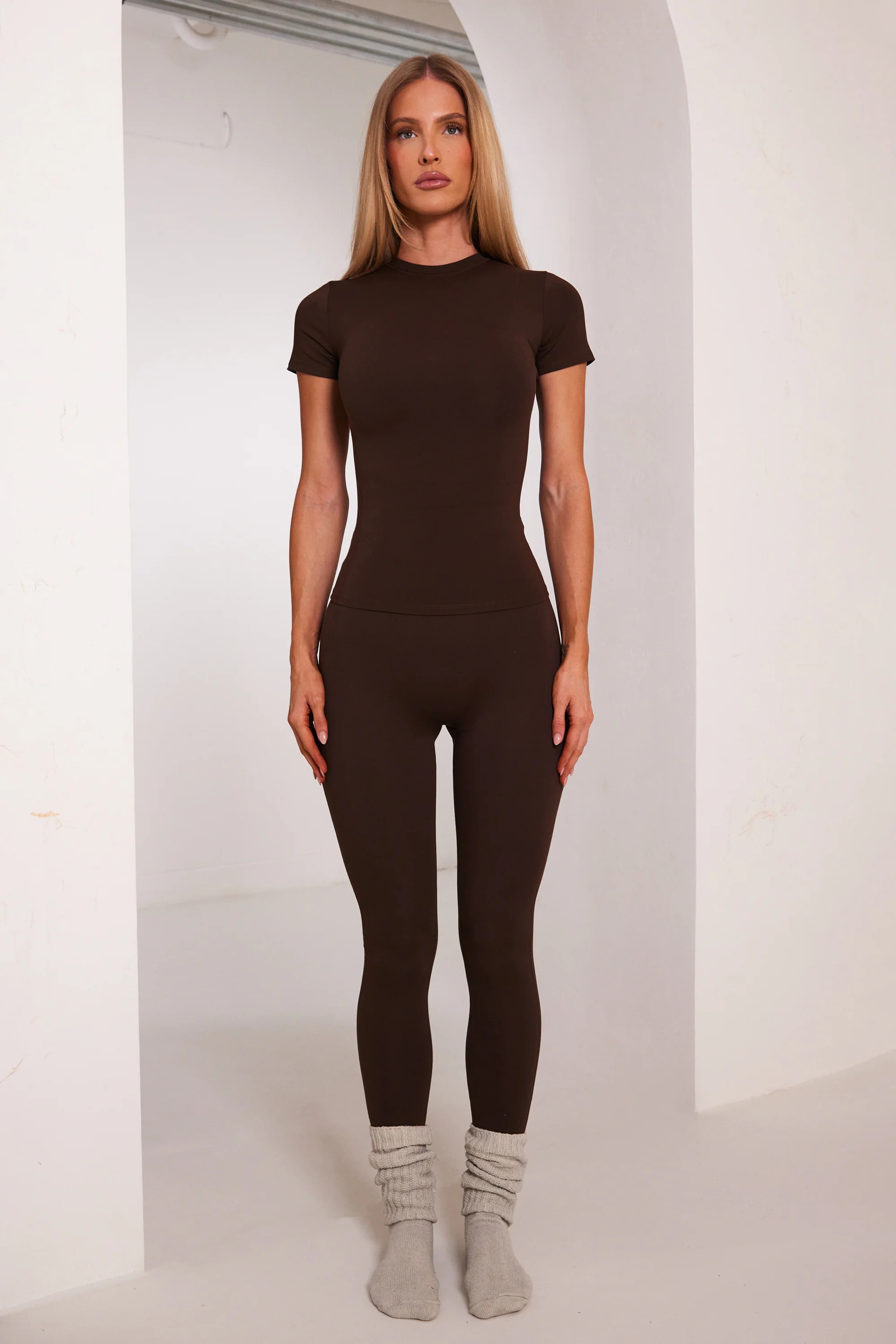 The sculpt leggings - Brown | Mars The Label