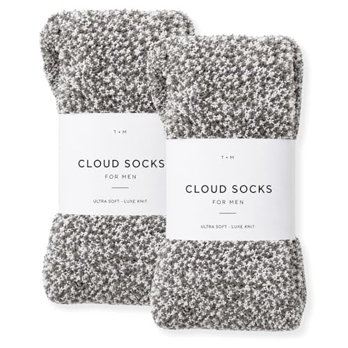 Unboxme Gifts Premium Mens Fuzzy Cloud Socks - Cozy Slippers Socks for Men | Amazon (US)