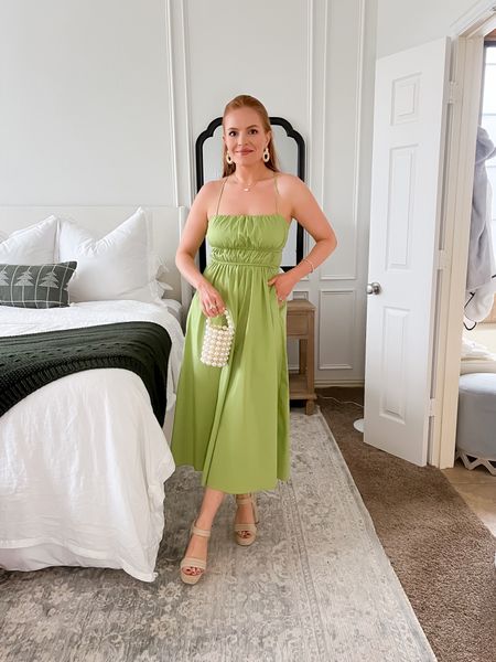 Spring wedding guest dress is 30% off! I love the color of this dress! So pretty for the spring and could be a good Easter dress! I got a small in the dress!

#LTKwedding #LTKSpringSale #LTKSeasonal