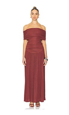 LIONESS Field Of Dreams Dress in Brick Red from Revolve.com | Revolve Clothing (Global)