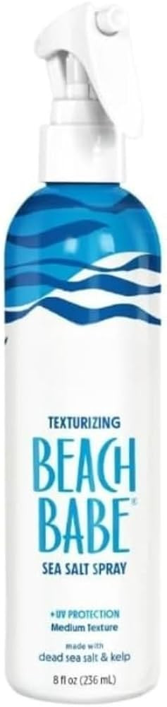 Beach Babe Texturizing Sea Salt Spray, UV Protection, 8 fl oz (Pack of 1) | Amazon (US)