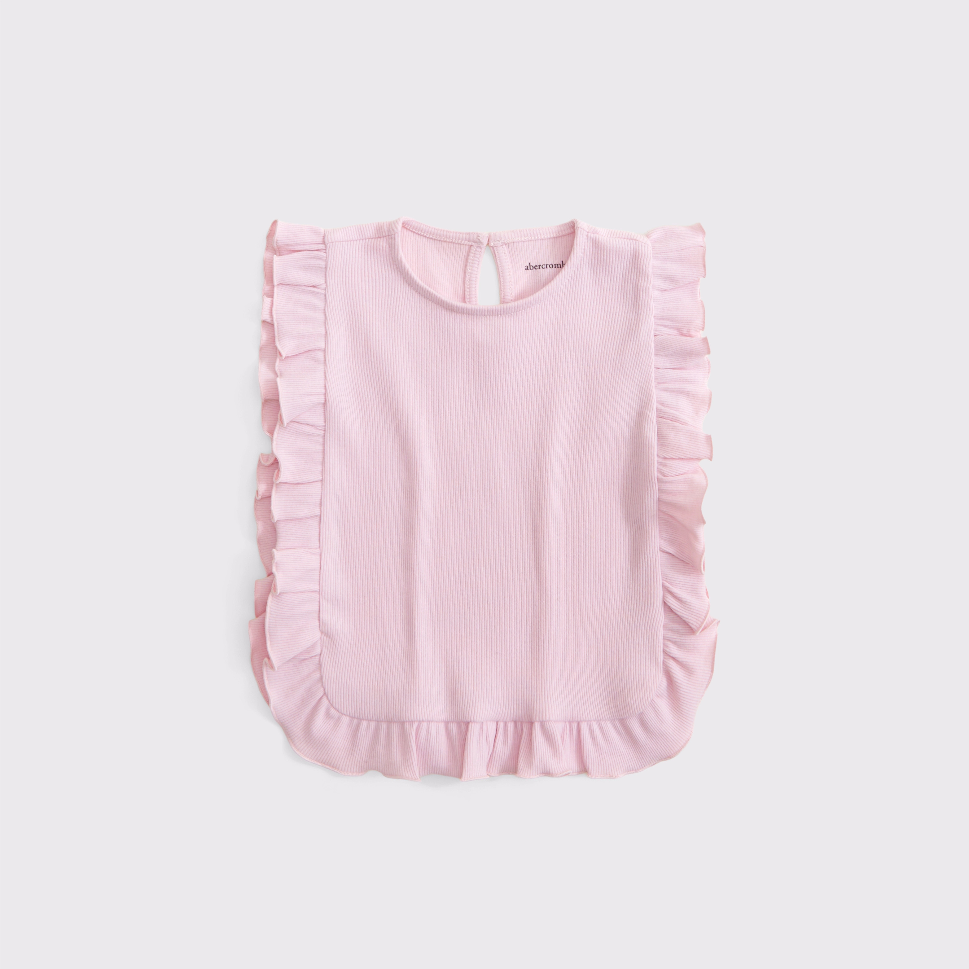 toddler flutter sleeve rib knit top | Abercrombie & Fitch (US)