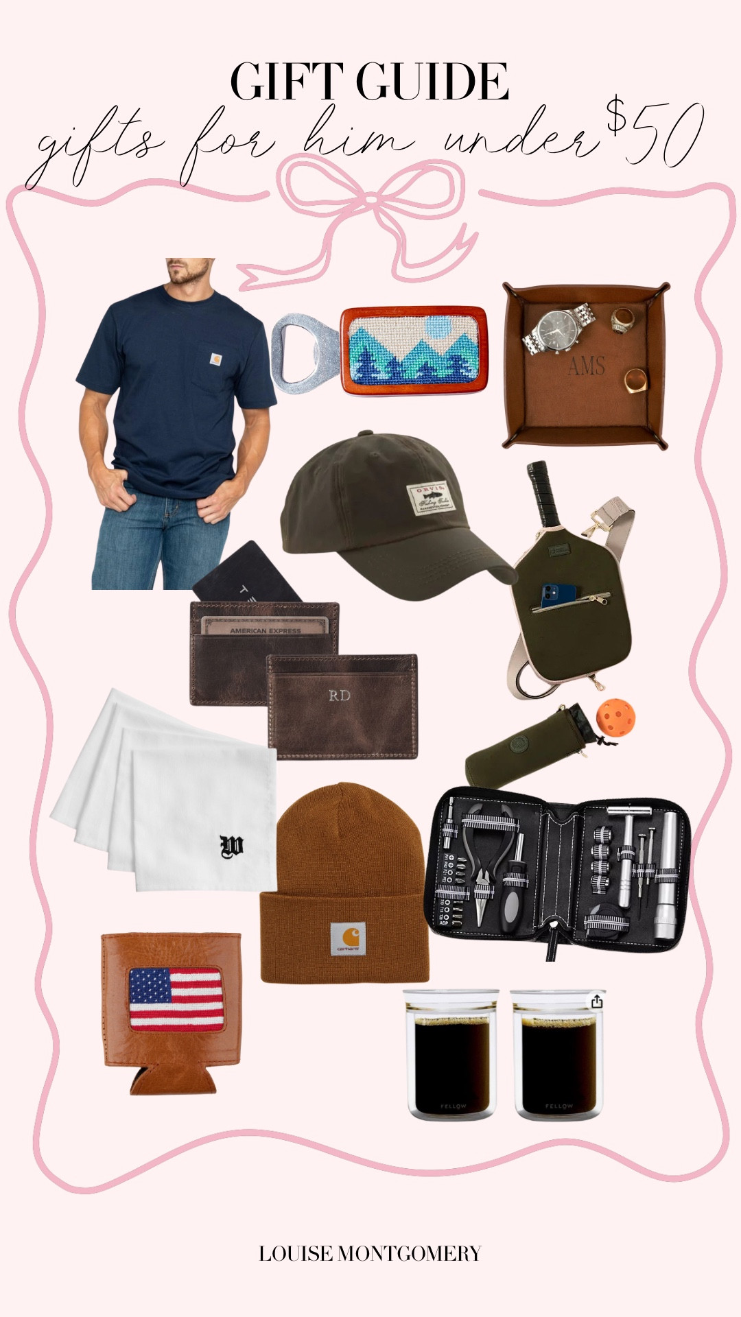Gifts for him under $50 // gift ideas for guys // gifts for him // 

#LTKSeasonal #LTKHoliday #LTKGiftGuide