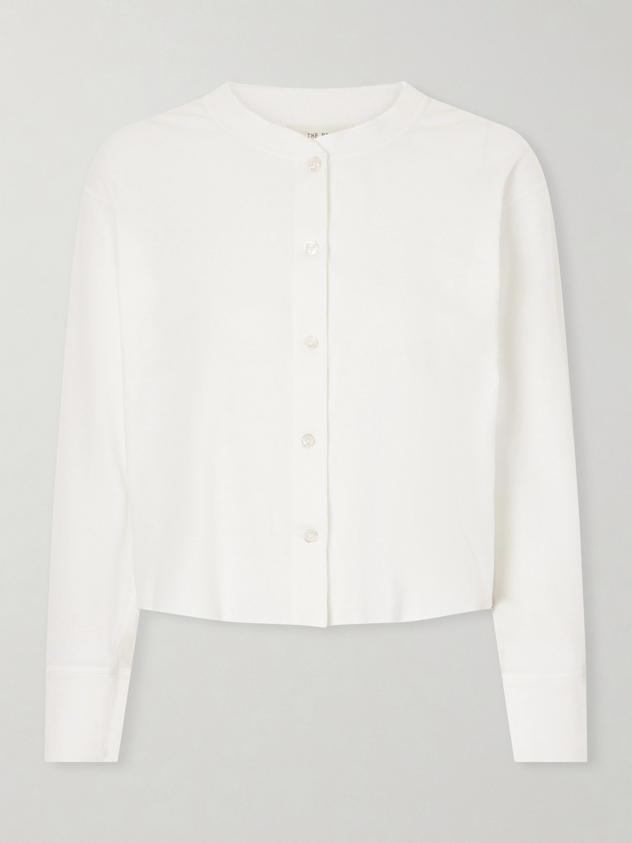 The Row - Gano Cropped Cotton-poplin Shirt - White | NET-A-PORTER (UK & EU)