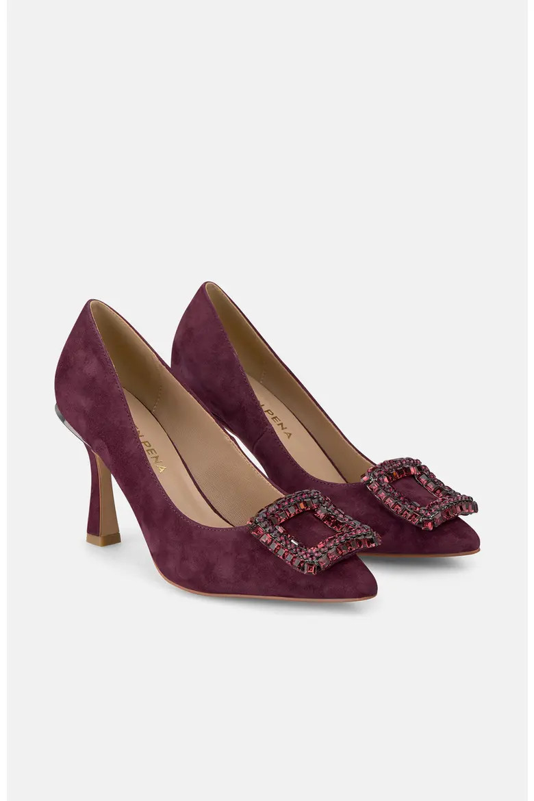 Alma en Pena High Heel Shoe Brooch in Black at Nordstrom, Size 36 | Nordstrom