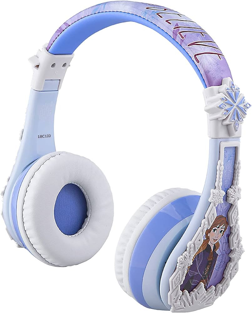 eKids Disney Frozen 2 Bluetooth Headphones with Microphone, Volume Reduced to Protect Hearing, Ad... | Amazon (US)