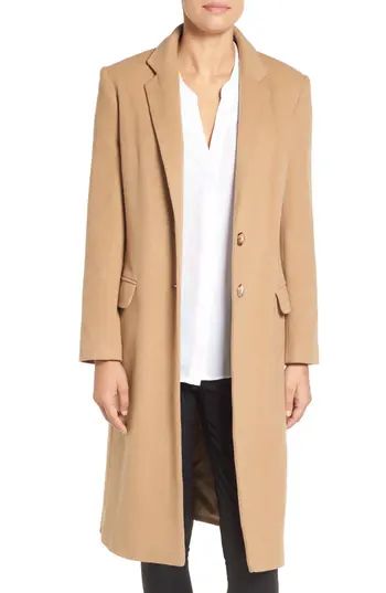 Women's Charles Gray London Wool Blend College Coat, Size Small - Beige | Nordstrom