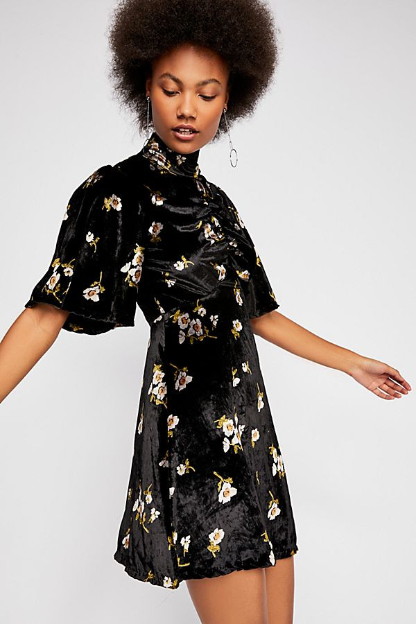 Be My Baby Velvet Mini Dress | Free People (Global - UK&FR Excluded)