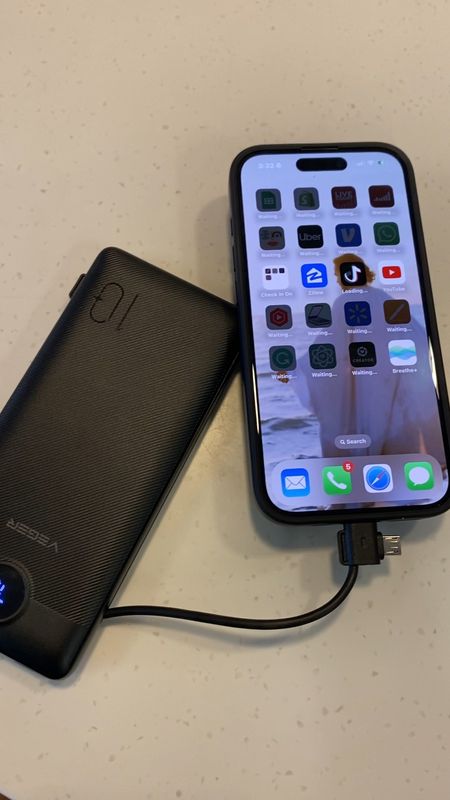 Portable charger! 
- Fast Charging 
- Built in cables (NO CORDS) 
- Works for all iPhones new and old
- Percentage to show how much battery is left 

I love this one and my mini Anker one so much! This one has the cords so you don’t have to buy them separately. 🙌🏼

#LTKHolidaySale #LTKfindsunder50 #LTKsalealert