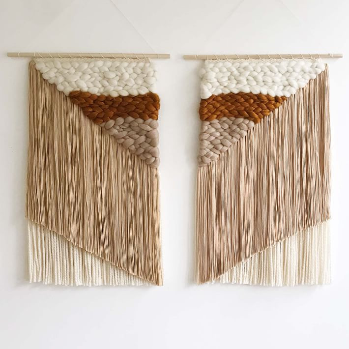 Sunwoven Mirrored Pair Wall Hangings | West Elm (US)