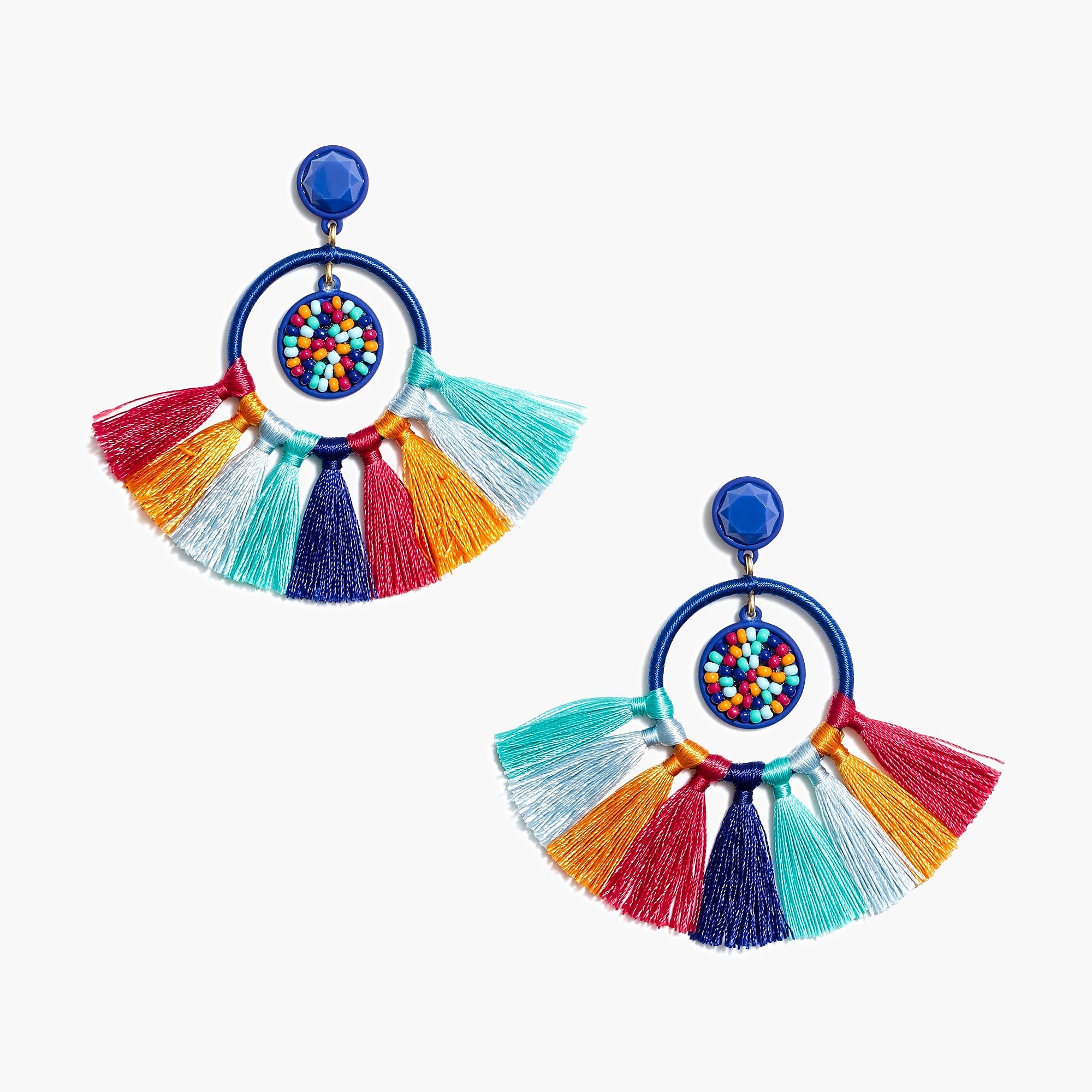 Beaded tassel earrings | J.Crew Factory