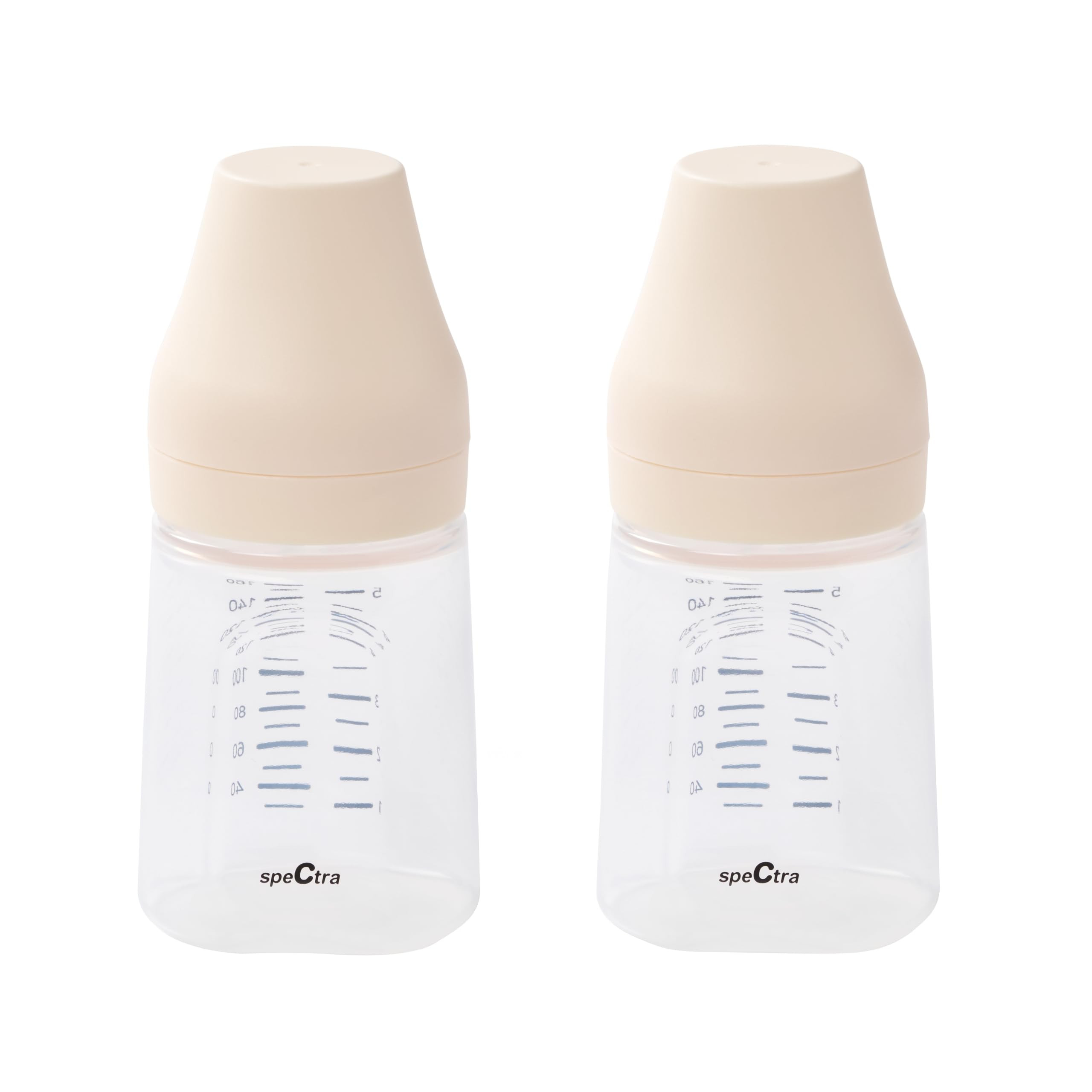 Spectra - Wide Neck Baby Bottles - Compatible with Spectra Breast Milk Pump Flanges (Pack of 2) | Amazon (US)