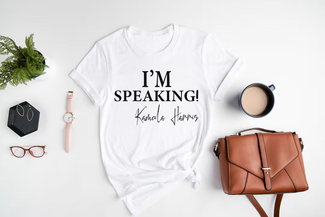 I'm Speaking Shirt, Kamala Harris Shirt, Vice President Shirt, Feminist Shirt, Democrat Shirt, Gi... | Etsy (US)