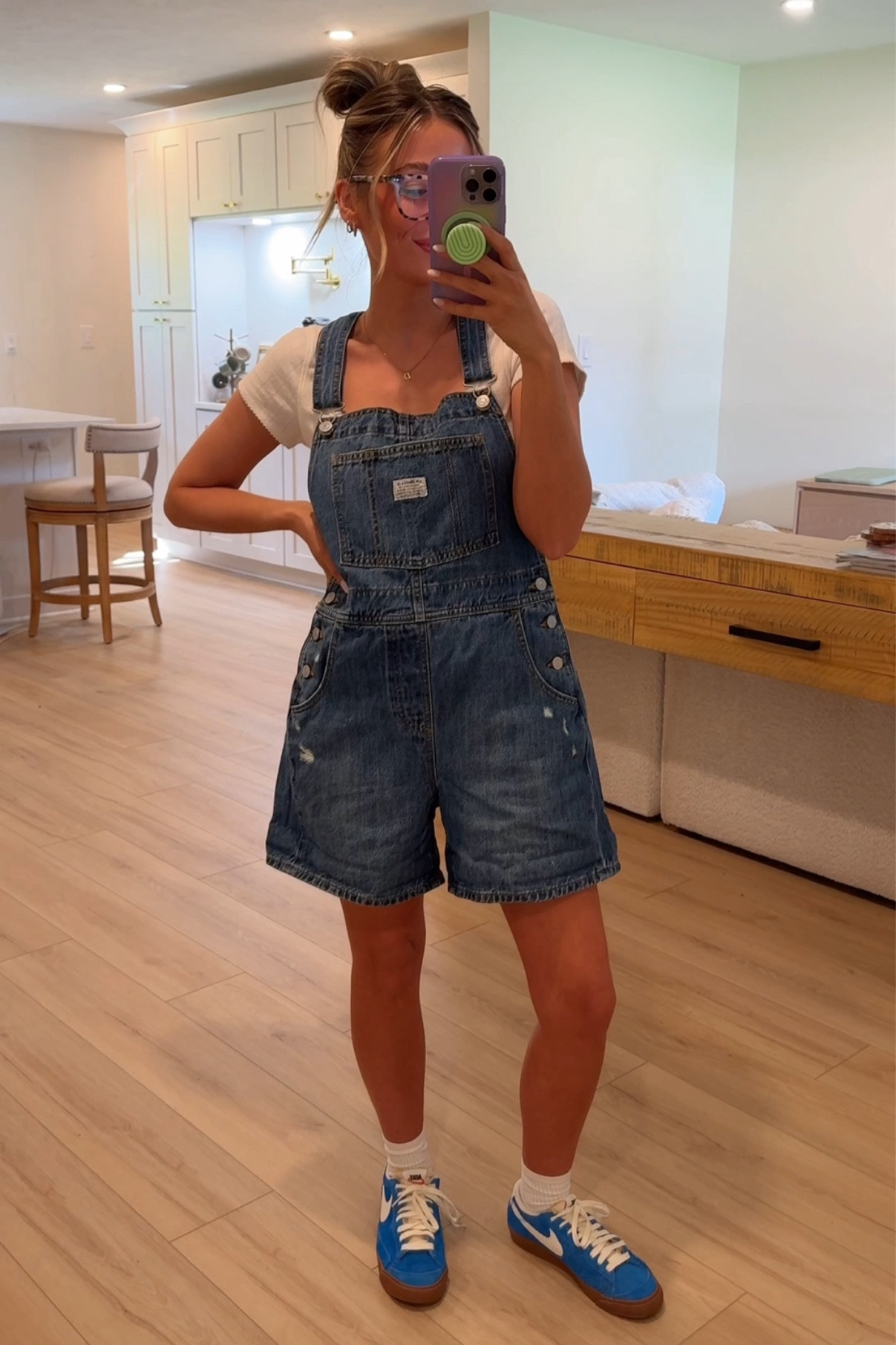 I’m wearing size xs in the tee & size s in the overalls! 

#LTKFindsUnder50 #LTKStyleTip #LTKFindsUnder100