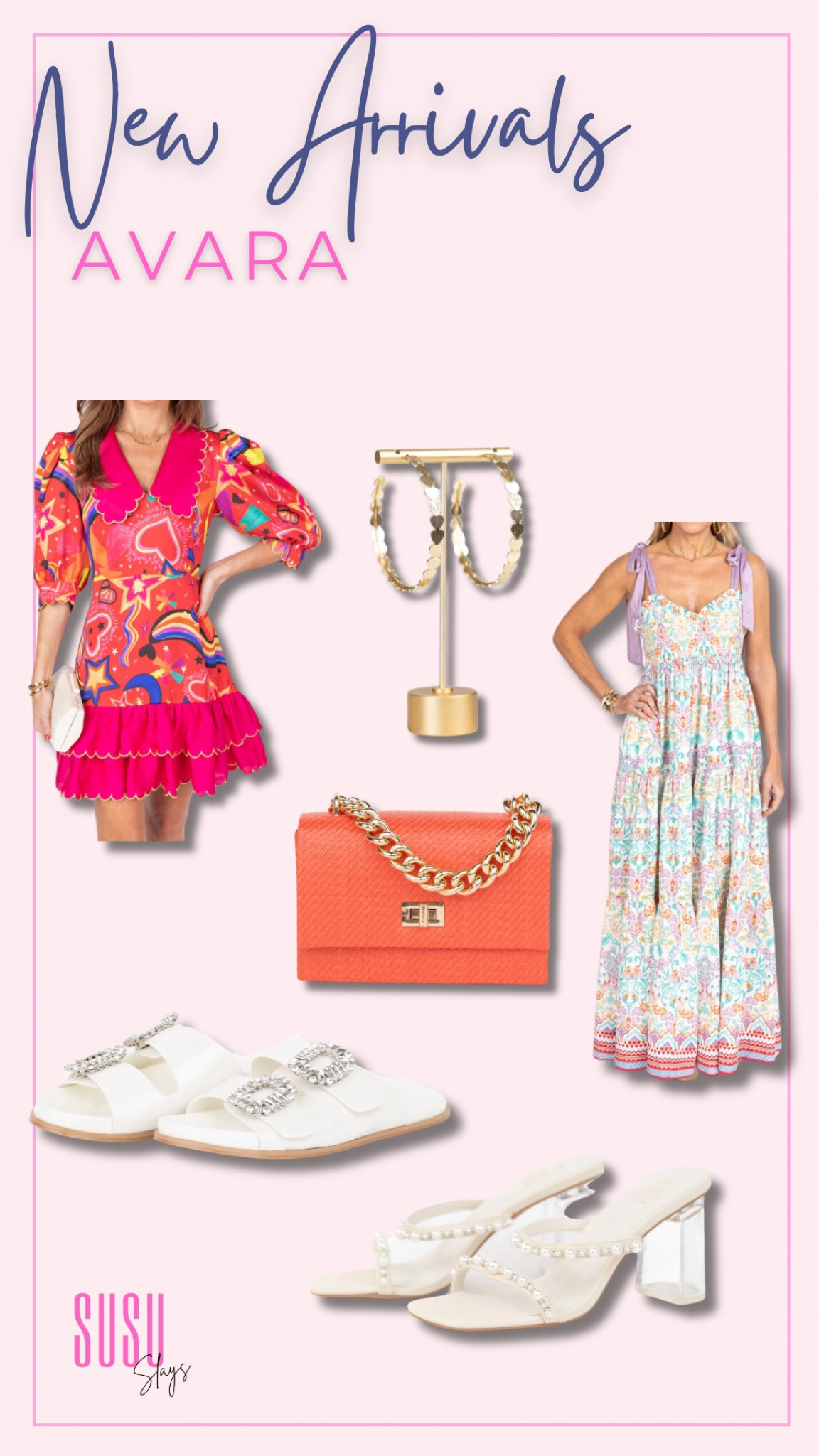 So many great new arrivals at Avara! Here are a few of my favorites. 

gold hoop earrings, bridal shoes, white heels with pearls, orange purse, spring dresses

#LTKSeasonal #LTKstyletip #LTKworkwear