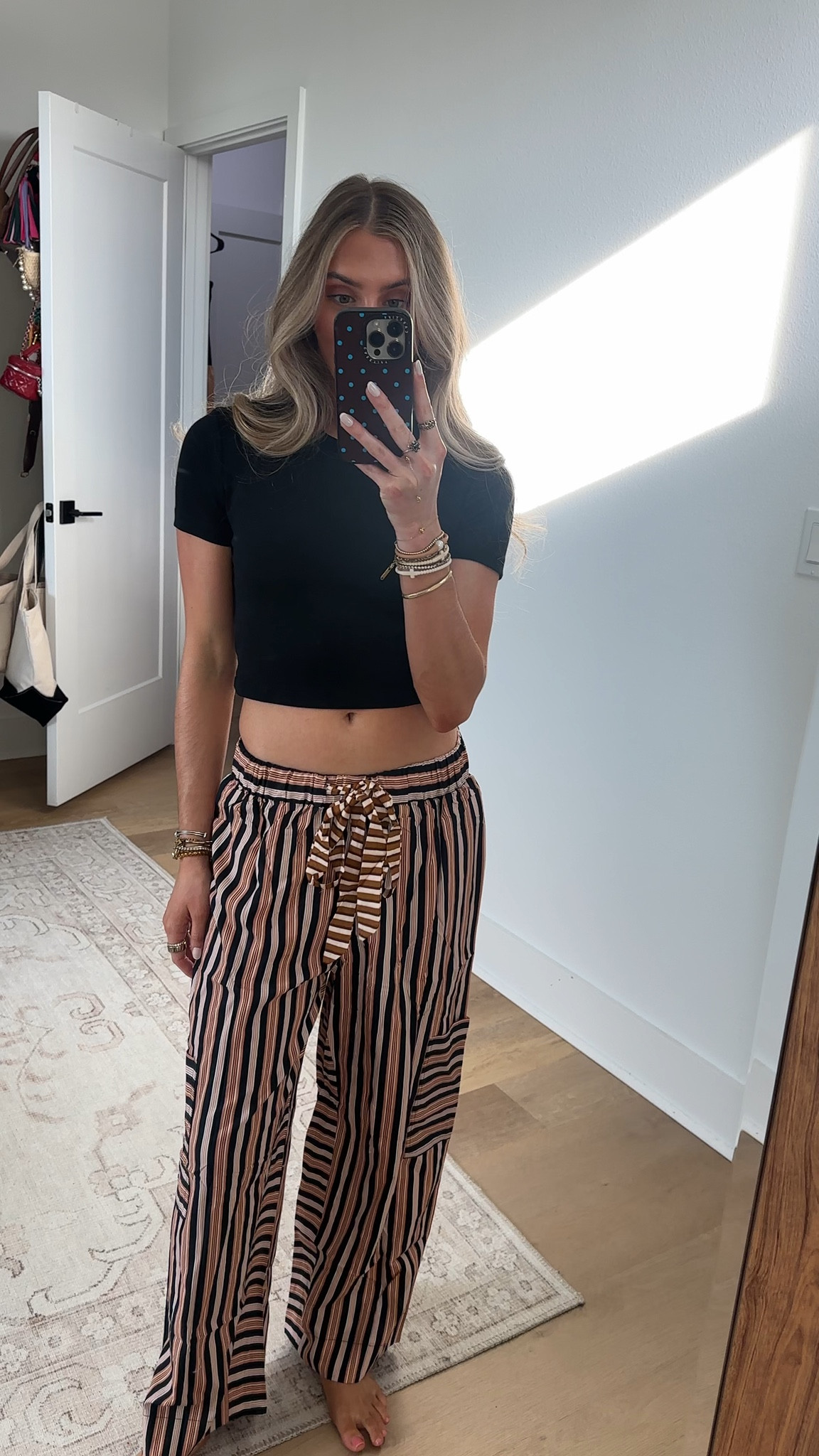 Amazon size small Bankeng Women Drawstring Striped Pants Loose Wide Leg Lounge Pants Casual Palazzo Pants Trousers with Pockets

#LTKSaleAlert #LTKSeasonal #LTKootd