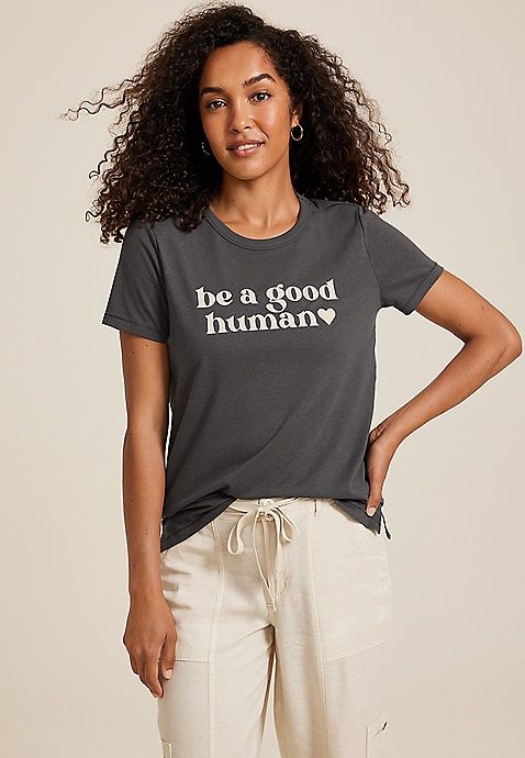 Be A Good Human Classic Fit Graphic Tee | Maurices