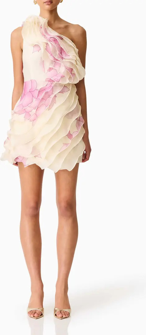 Elliatt Rova One-Shoulder Minidress | Nordstrom | Nordstrom