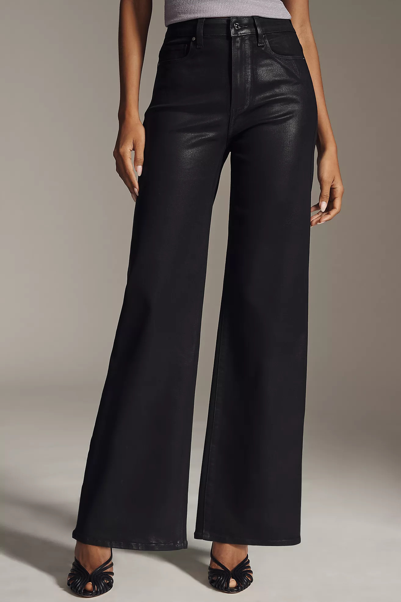 PAIGE Anessa High-Rise Wide-Leg Jeans | Anthropologie (US)