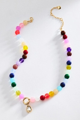 Janette Beaded Pendant Necklace | Anthropologie (US)