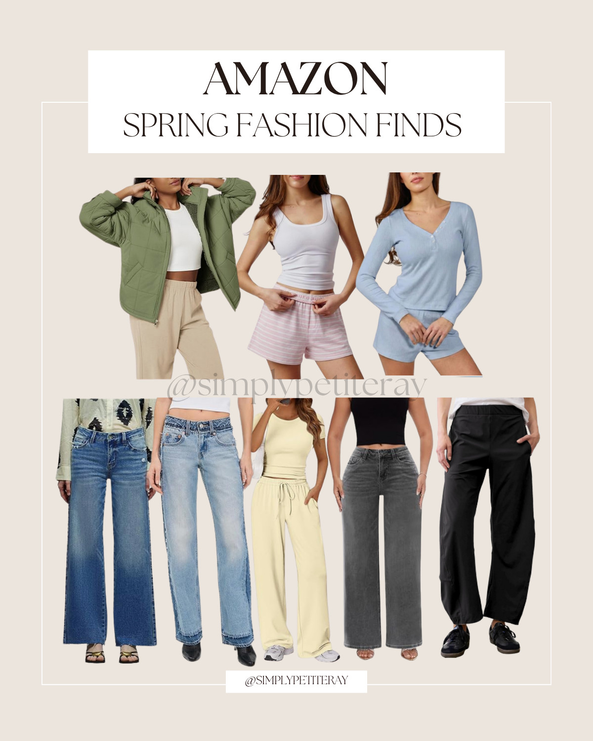 Freshen up your wardrobe with these cozy and trendy finds! Perfect for any occasion. 

I earn commissions from qualifying purchases.

Amazon Spring Fashion Finds 🌸 freshen up your wardrobe with these cozy and trendy picks, perfect for any occasion 

#AmazonFinds #SpringFashion #SpringStyle #AmazonFashion #CozyStyle #ChicStyle #FashionFinds #SpringOutfits
 

 #LTKootd #LTKSeasonal