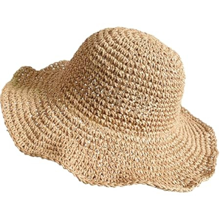 Oweisong Sun Hats for Women Wide Brim Floppy Beach Hats Packable Boho Crochet Straw Hat for Summe... | Amazon (US)