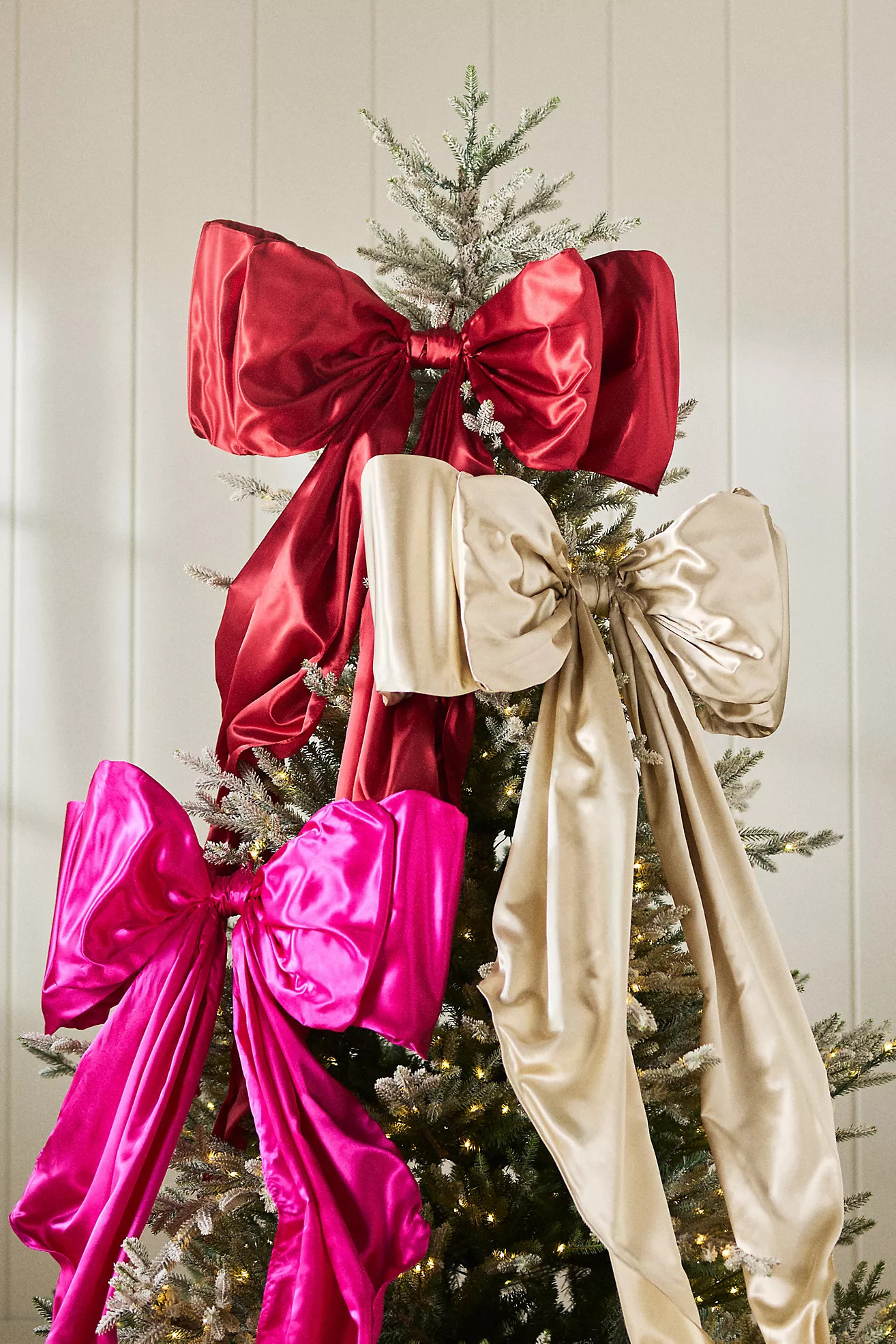 Satin Bow Tree Topper | Anthropologie (US)