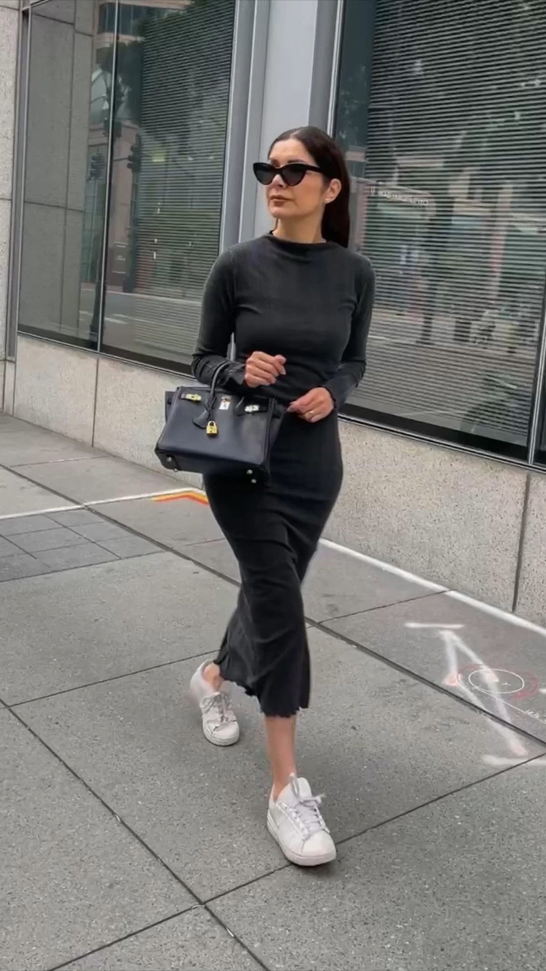 Transitional outfit 
Midi dress
Adidas sneakers 

#LTKSeasonal #LTKunder100